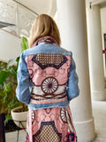 The Light Denim Jacket / Blush Bit - Back of the Bay Boutique