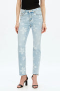 Mid Rise Straight Light Blue - Back of the Bay Boutique
