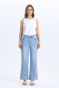 Paris High Rise Straight Cloud Motion - Back of the Bay Boutique