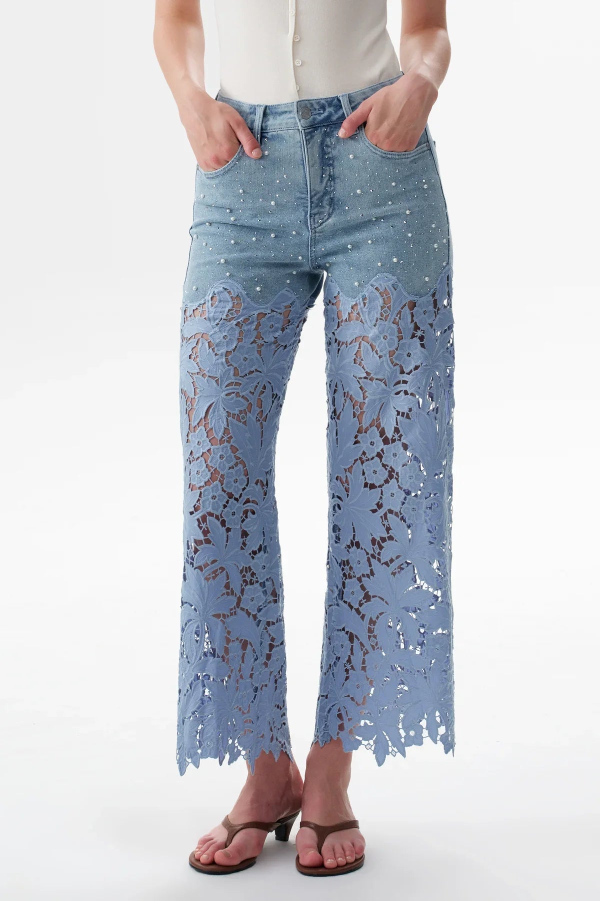 New York 30" Floral Blue