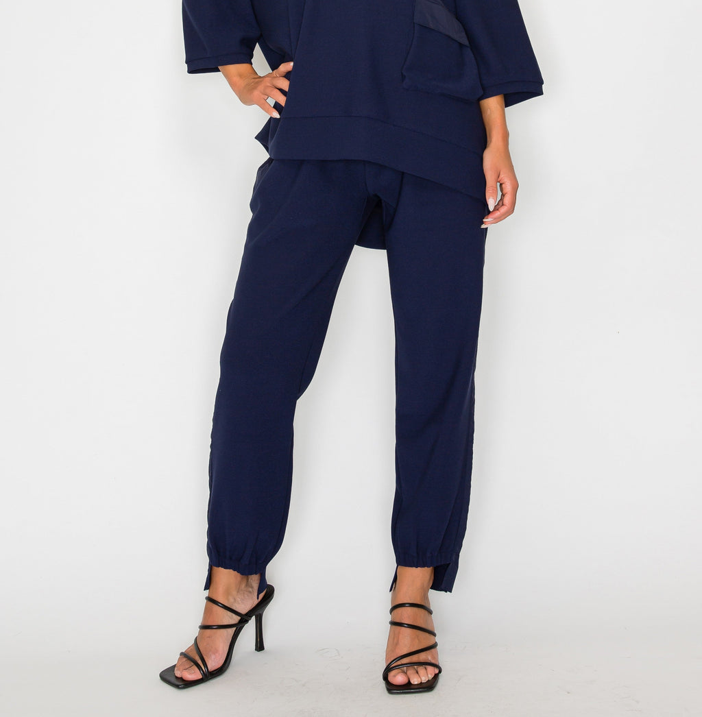 Katie Crepe Knit Pant - Dark Colors