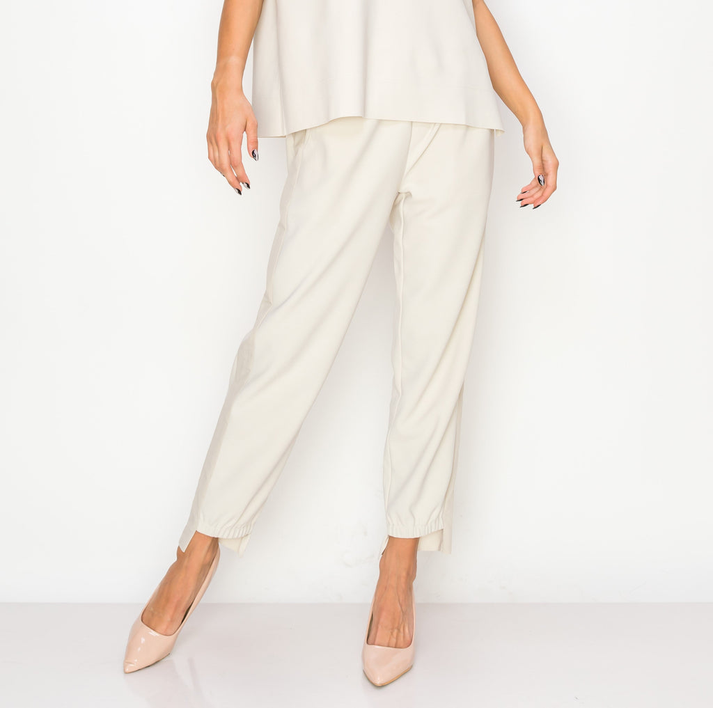 Katie Crepe Knit Pant - Light Colors
