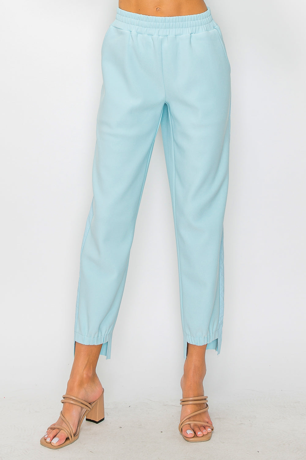 Katie Crepe Knit Pant - Light Colors