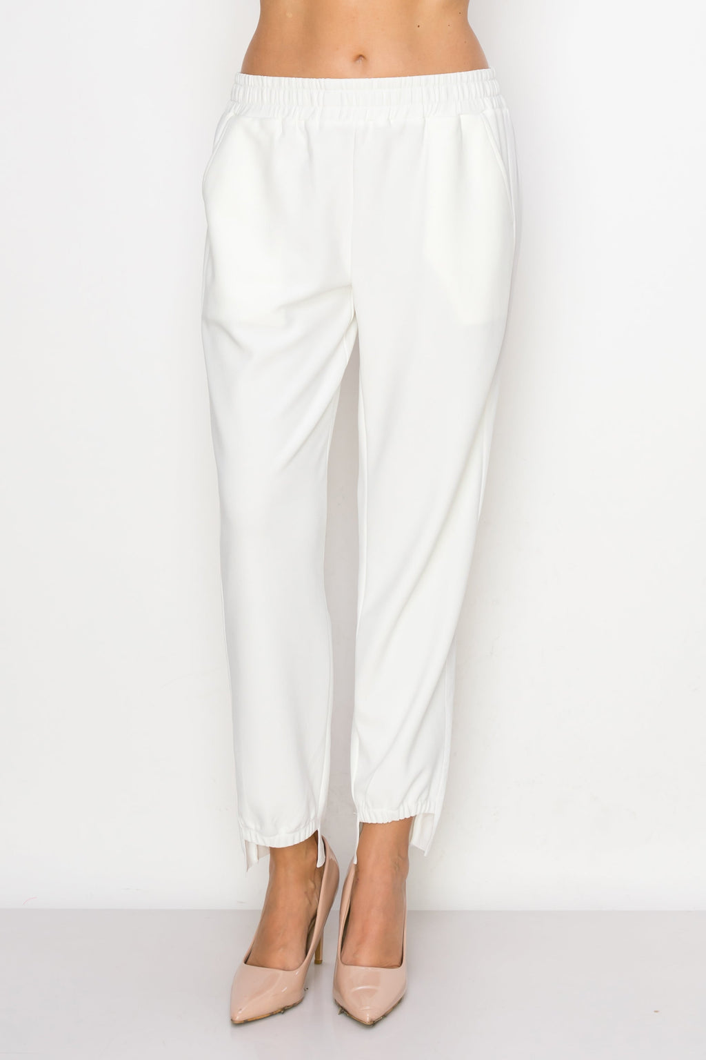 Katie Crepe Knit Pant - Light Colors