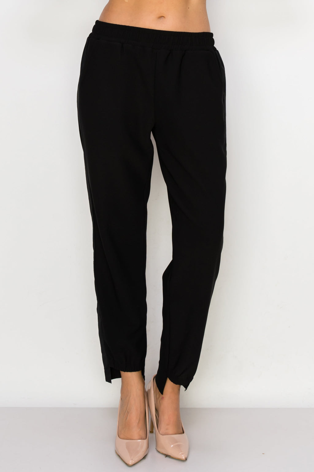 Katie Crepe Knit Pant - Dark Colors
