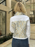 The White Denim Jacket / White Lotus - Back of the Bay Boutique