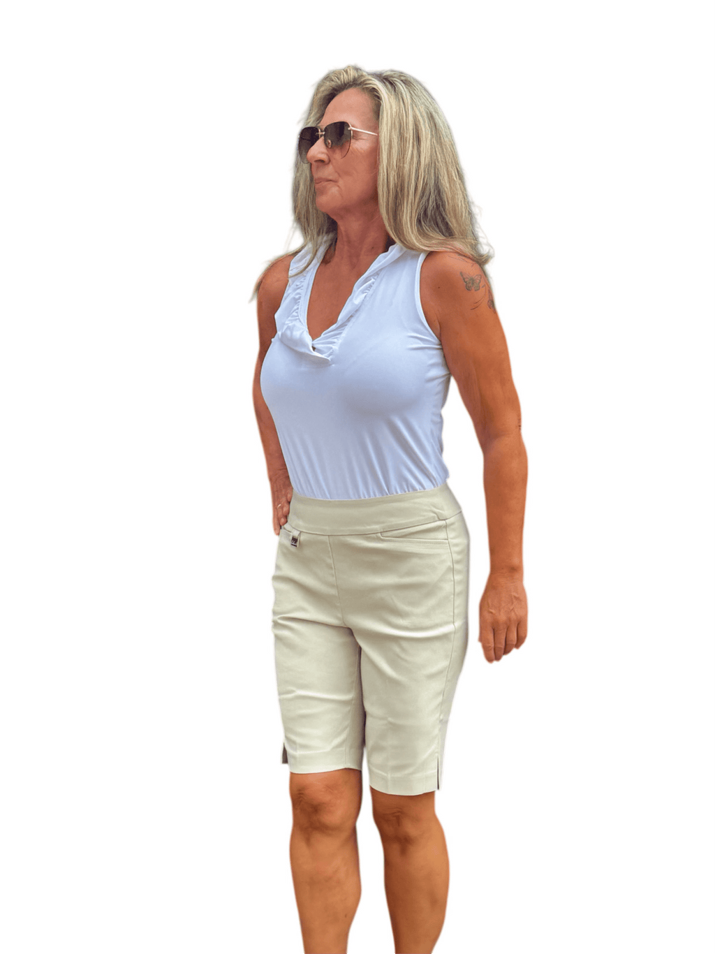 10" Inseam Bermuda Shorts Stone