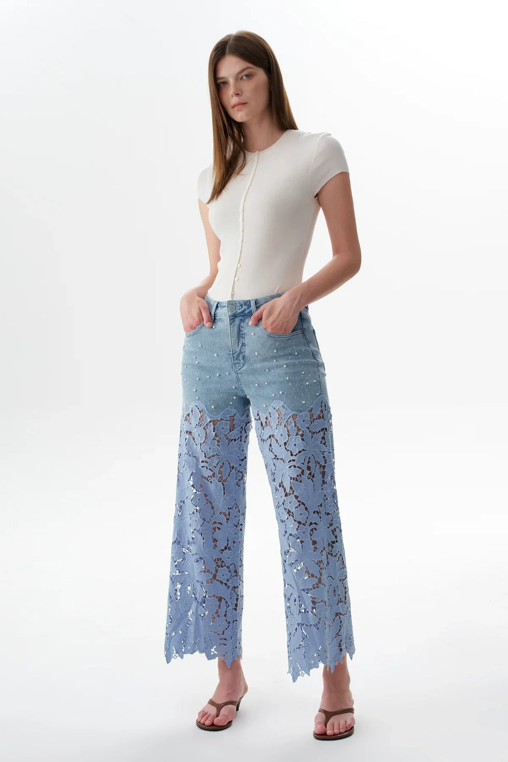 New York 30" Floral Blue