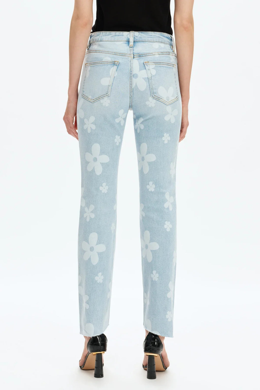 Mid Rise Straight Light Blue - Back of the Bay Boutique