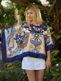 Tunic / Horsing Around - Navy - Back of the Bay Boutique