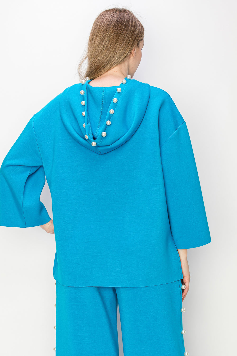 Francine French Scuba Pearl Hoodie - Light Colors