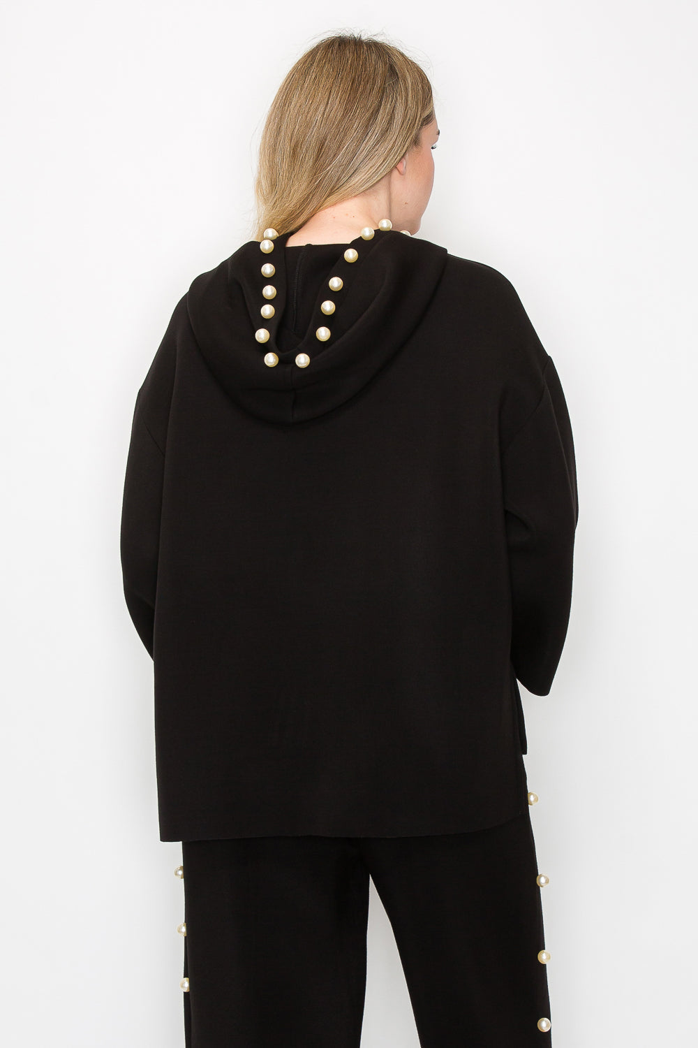 Francine French Scuba Pearl Hoodie - Dark Colors