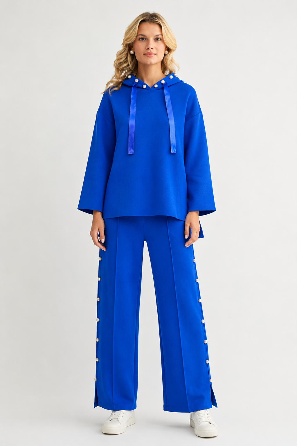 Farrah French Scuba Pearl Pant - Dark Colors