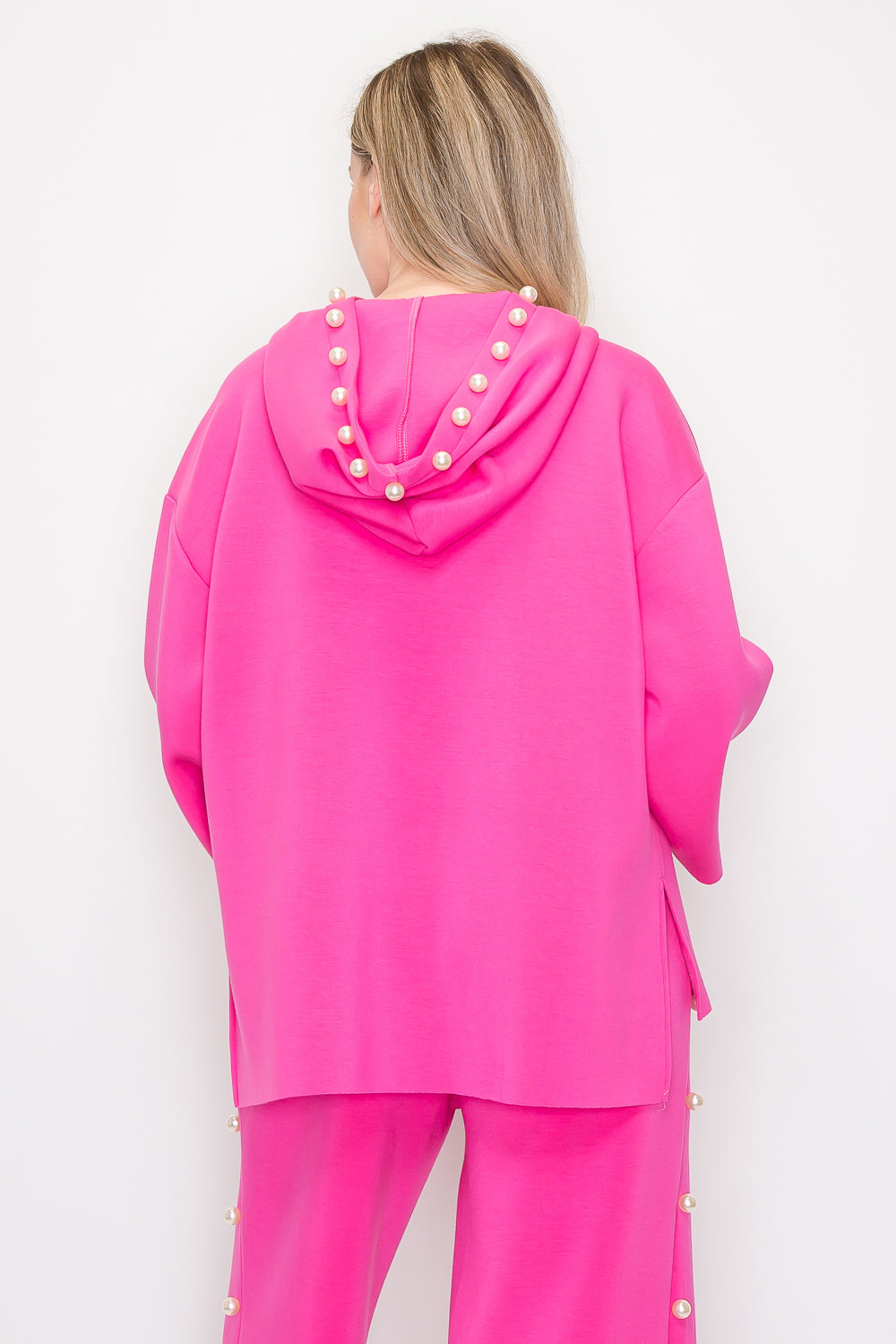 Francine French Scuba Pearl Hoodie - Light Colors