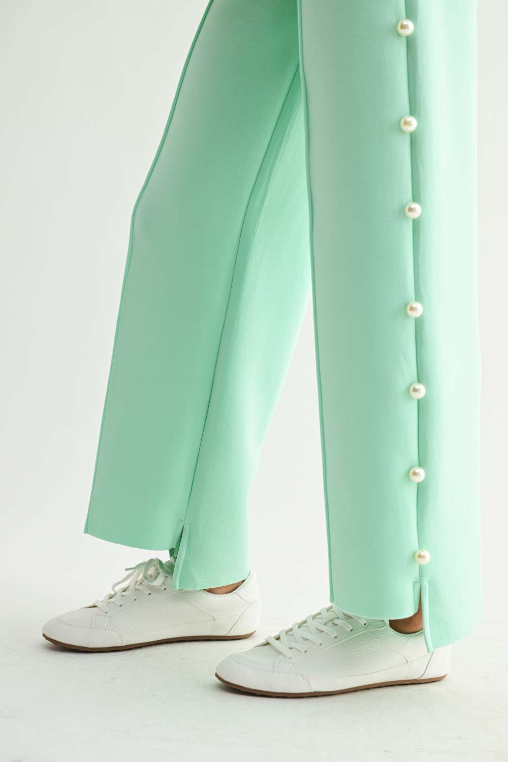 Farrah French Scuba Pearl Pant - Light Colors