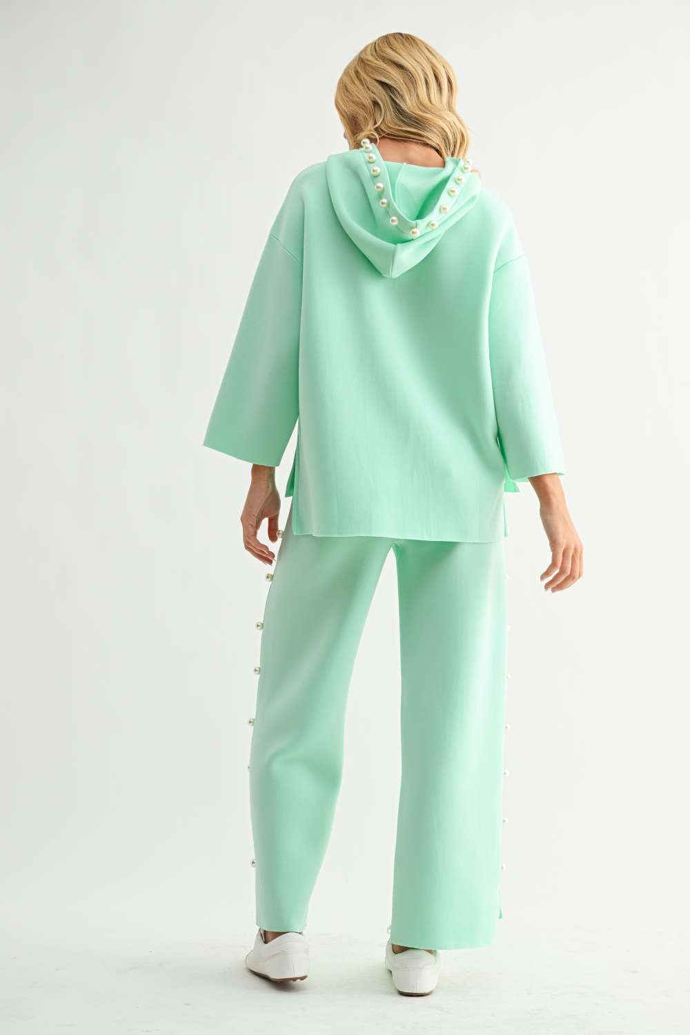Farrah French Scuba Pearl Pant - Light Colors