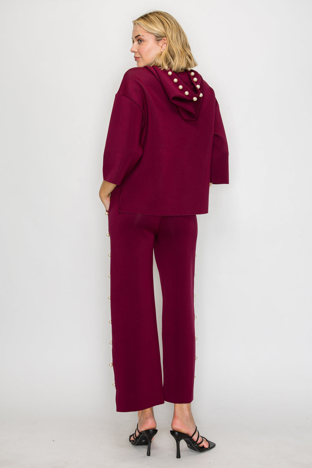 Francine French Scuba Pearl Hoodie - Dark Colors