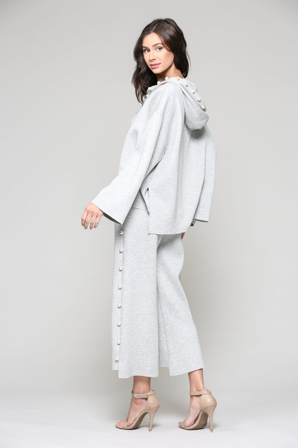 Francine French Scuba Pearl Hoodie - Light Colors