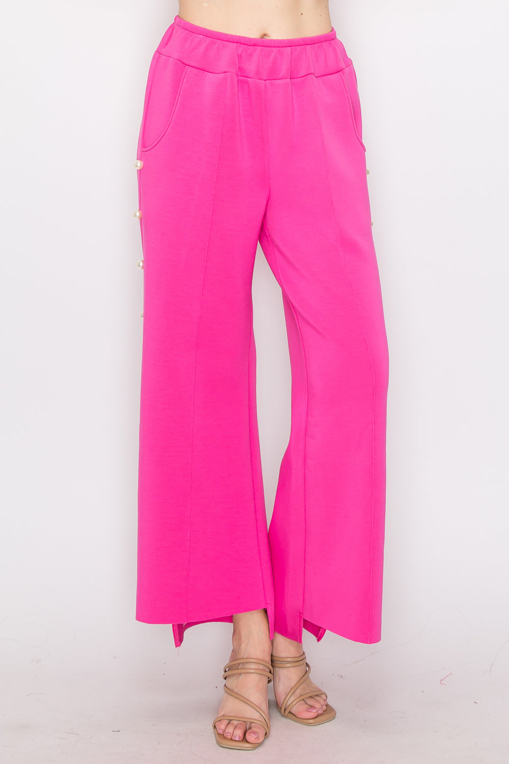 Farrah French Scuba Pearl Pant - Light Colors