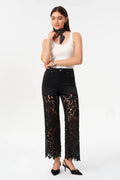 New York 30" Floral Black