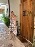 Silk Dress / Unique in Beige - Back of the Bay Boutique