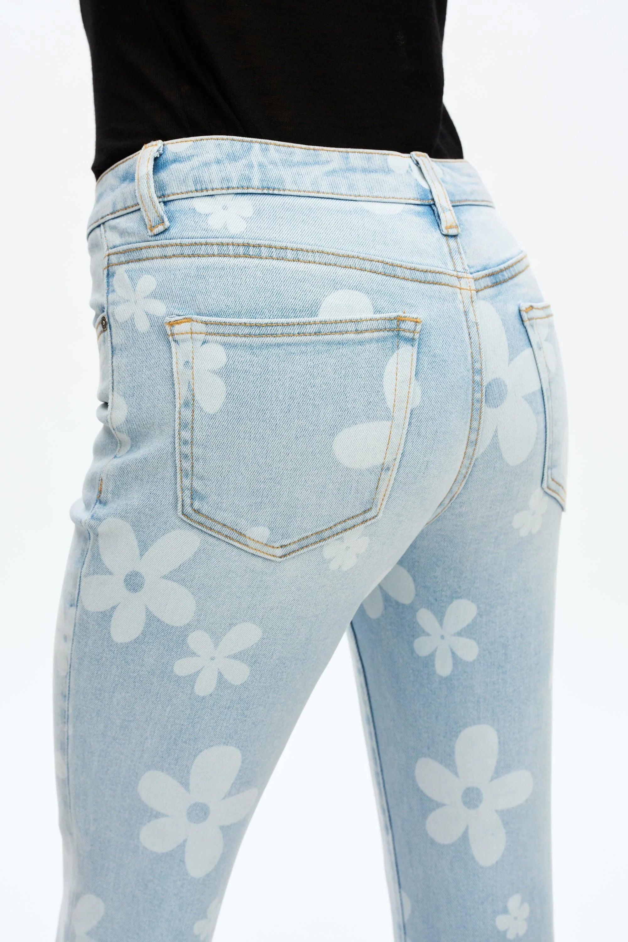 Mid Rise Straight Light Blue - Back of the Bay Boutique