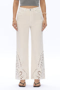 Paris High Rise Straight Off White - Back of the Bay Boutique