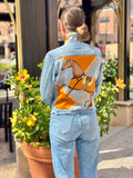 The Light Denim Jacket / Silk & Saddle - Back of the Bay Boutique