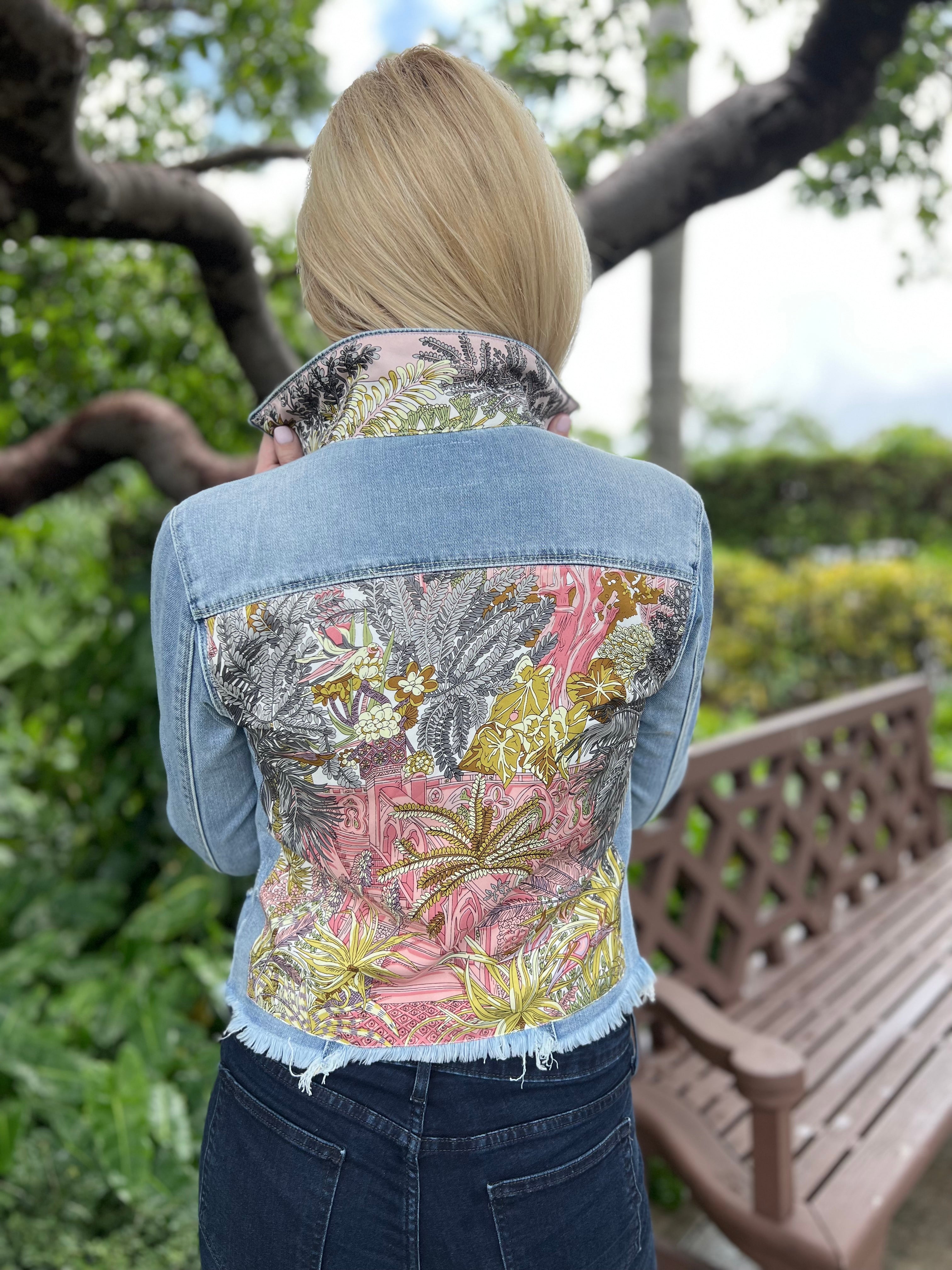 The Light Denim Jacket / Fall of Mauve - Back of the Bay Boutique