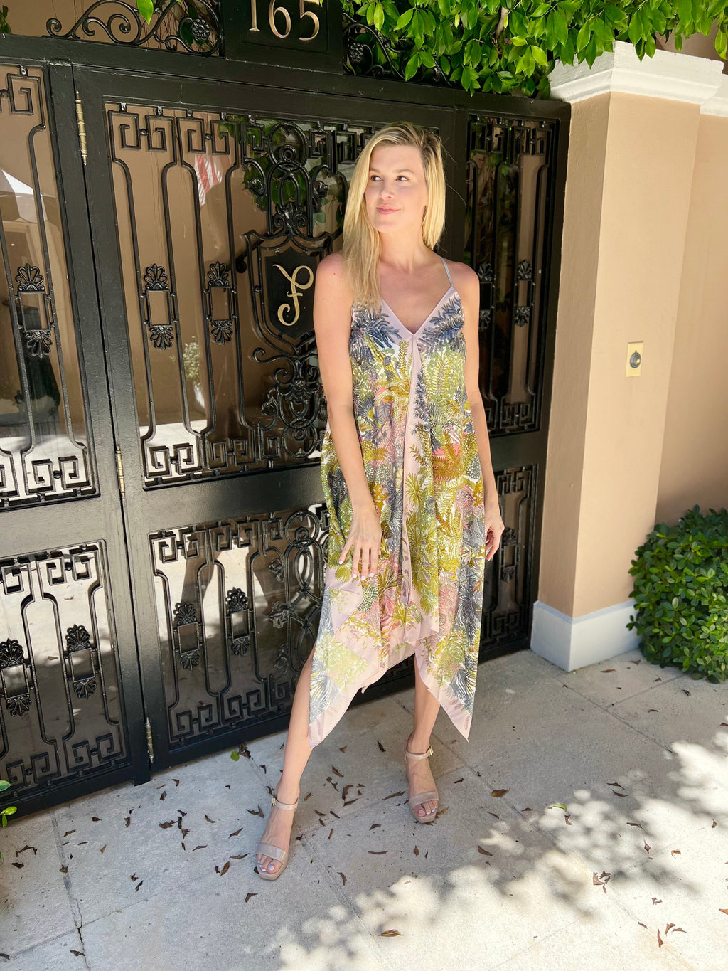 Silk Dress / Fall of Mauve - Back of the Bay Boutique