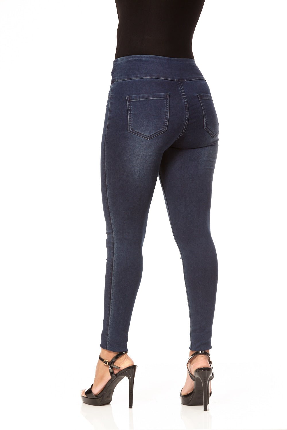 Jane Stretchy Skinny Denim Jean True Blue - Back of the Bay Boutique
