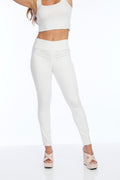 Jane Stretchy Skinny Denim Jean White - Back of the Bay Boutique