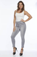 Joy Cropped Denim Jean Concrete - Back of the Bay Boutique