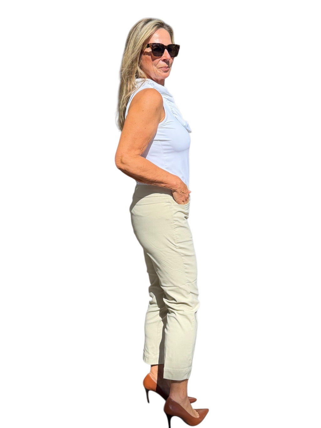 Contemporary Pull - on Capri Stone - Back of the Bay Boutique