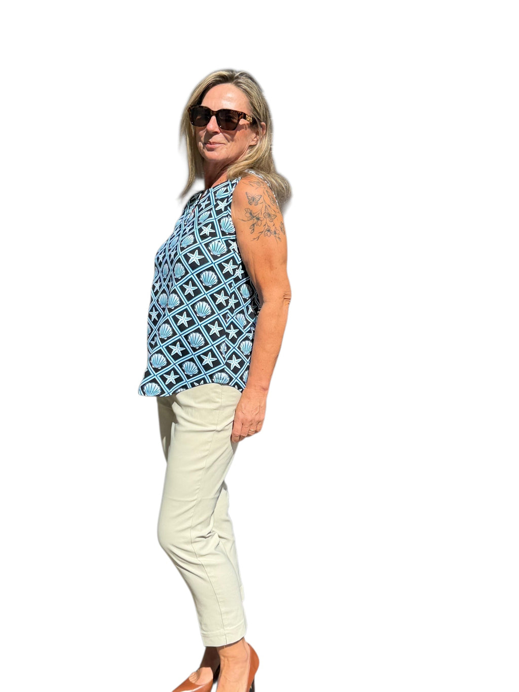 Contemporary Pull - on Capri Stone - Back of the Bay Boutique