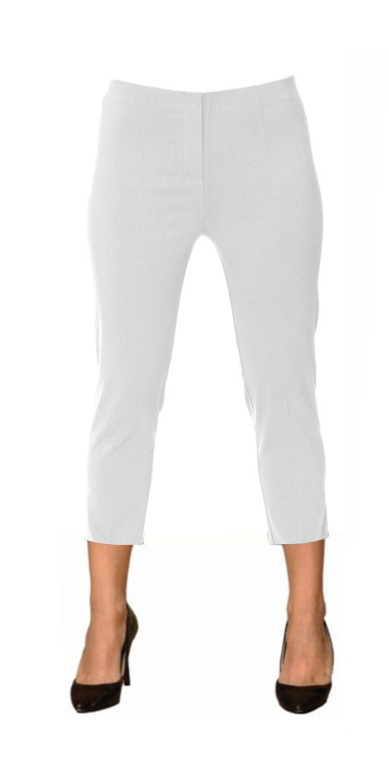 23" Inseam Pull-on Capri-Length Pant "Sidney Denim" - Back of the Bay Boutique