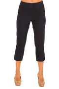 23" Inseam Pull-on Capri-Length Pant "Sidney Denim" - Back of the Bay Boutique