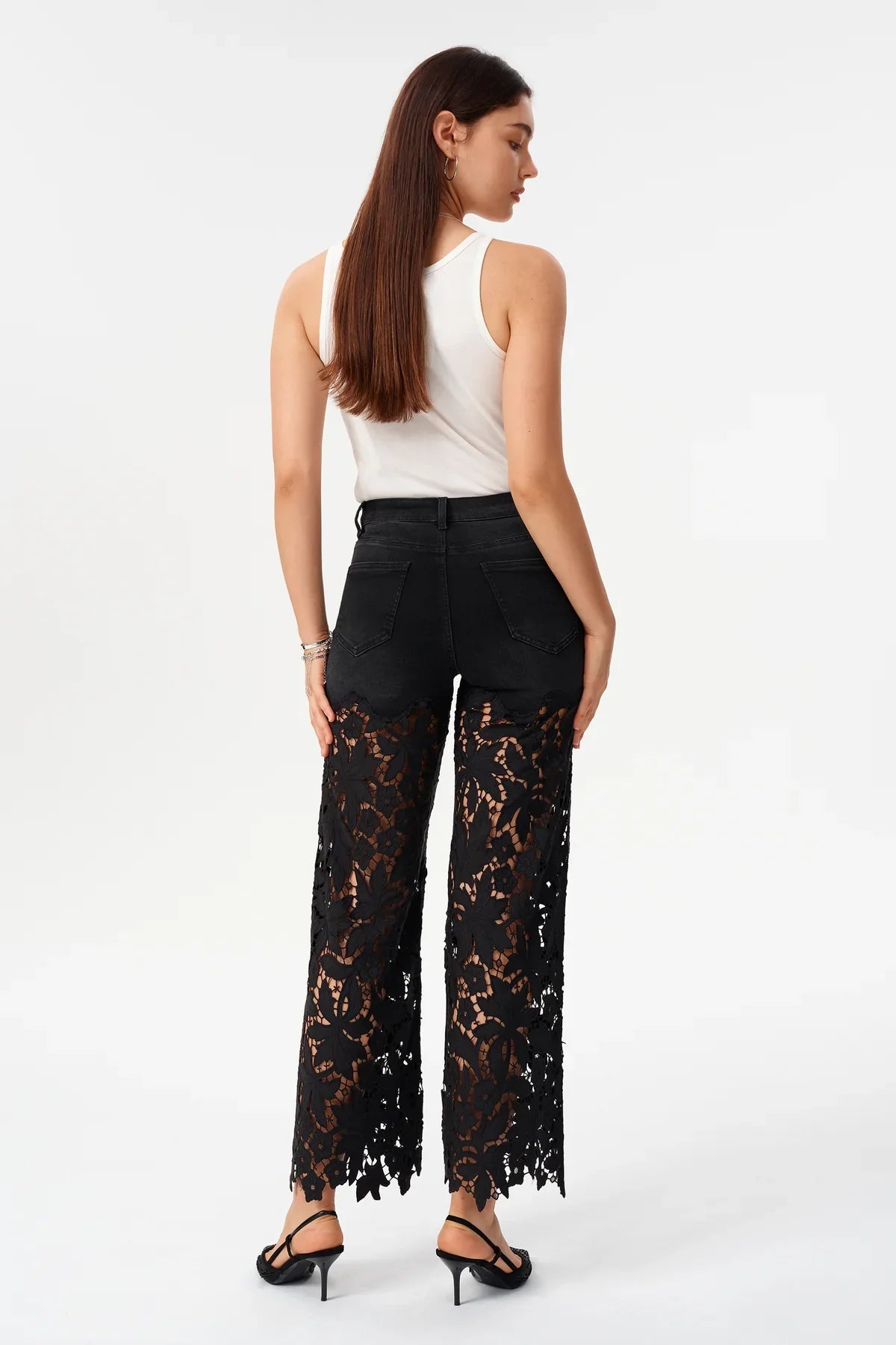 New York 30" Floral Black