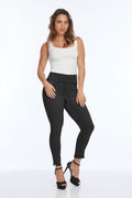 Joy Cropped Denim Jean Black Denim - Back of the Bay Boutique