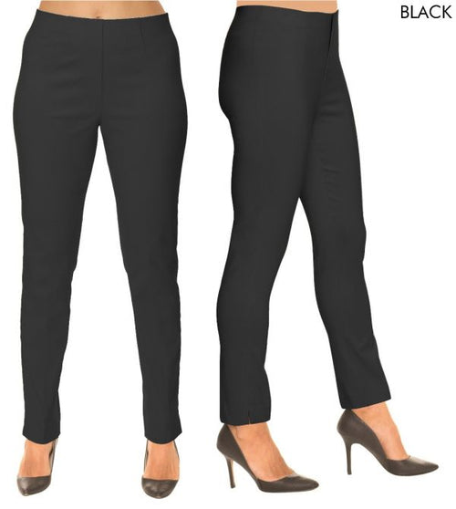 28" Inseam Pull-on Ankle-Length Pant "Sasha" - Back of the Bay Boutique