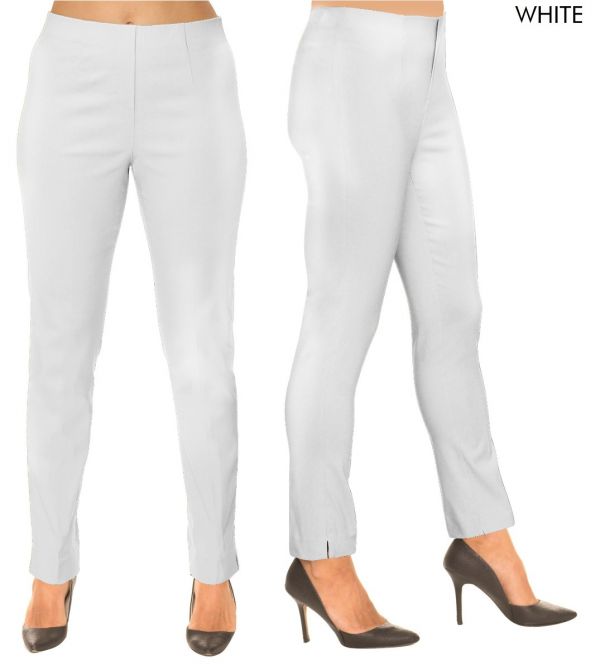 28" Inseam Pull-on Ankle-Length Pant "Sasha" - Back of the Bay Boutique