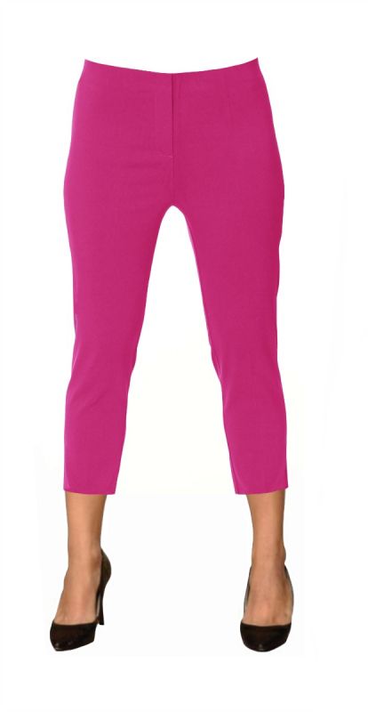 23" Inseam Pull-on Capri-Length Pant "Sidney" - Back of the Bay Boutique