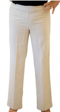 Stella Wide Leg Twill Denim Pant Linen - Back of the Bay Boutique